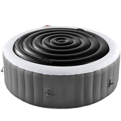 Tlswshsy front view of 5.4 ft inflatable cover showing full round coverage and energy benefit