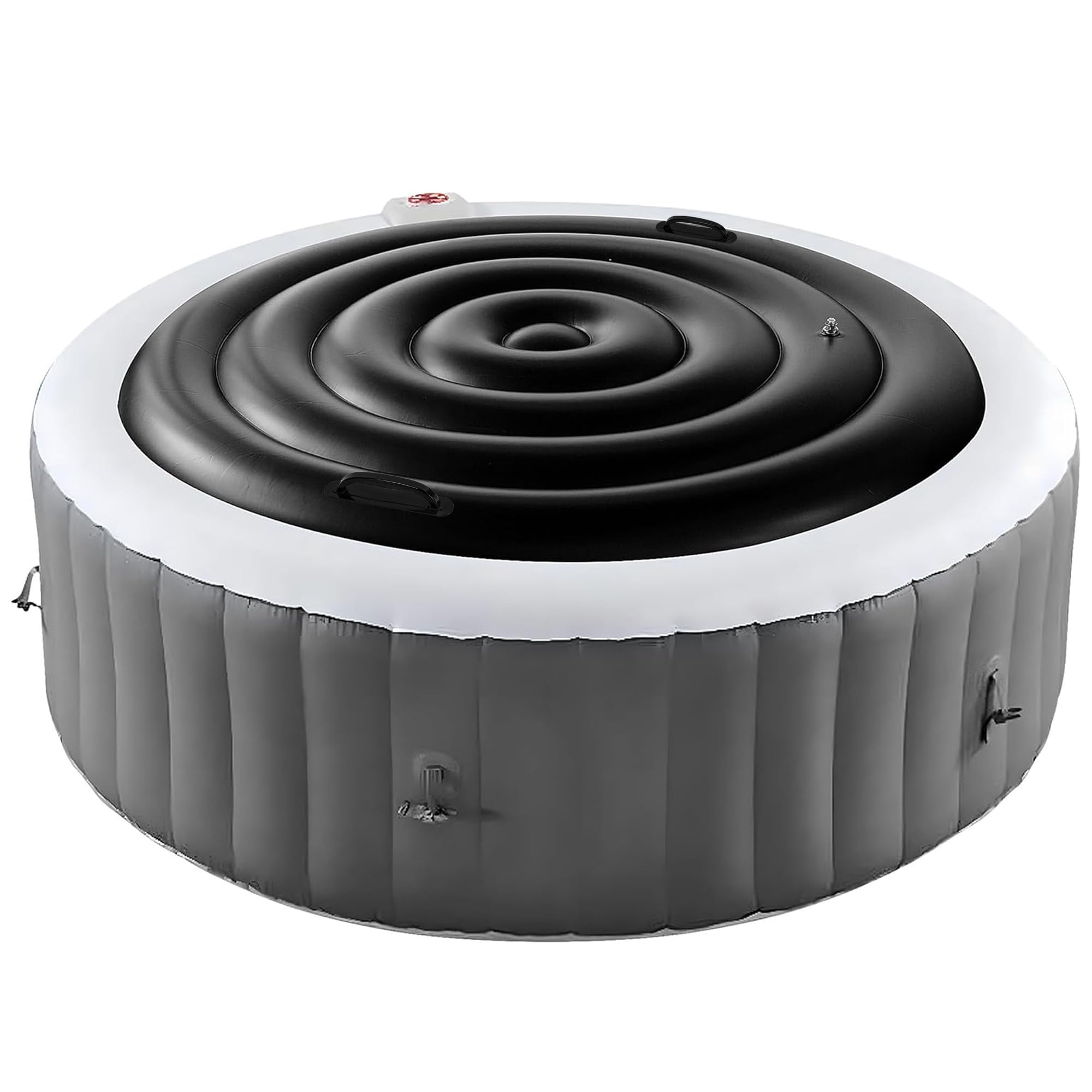 Tlswshsy front view inflated cover showing complete fit and heat retention benefit