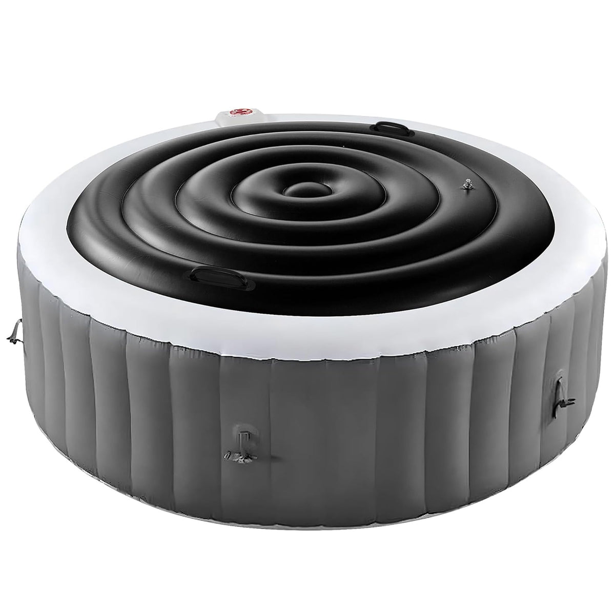 Tlswshsy front view inflated cover showing complete fit and heat retention benefit