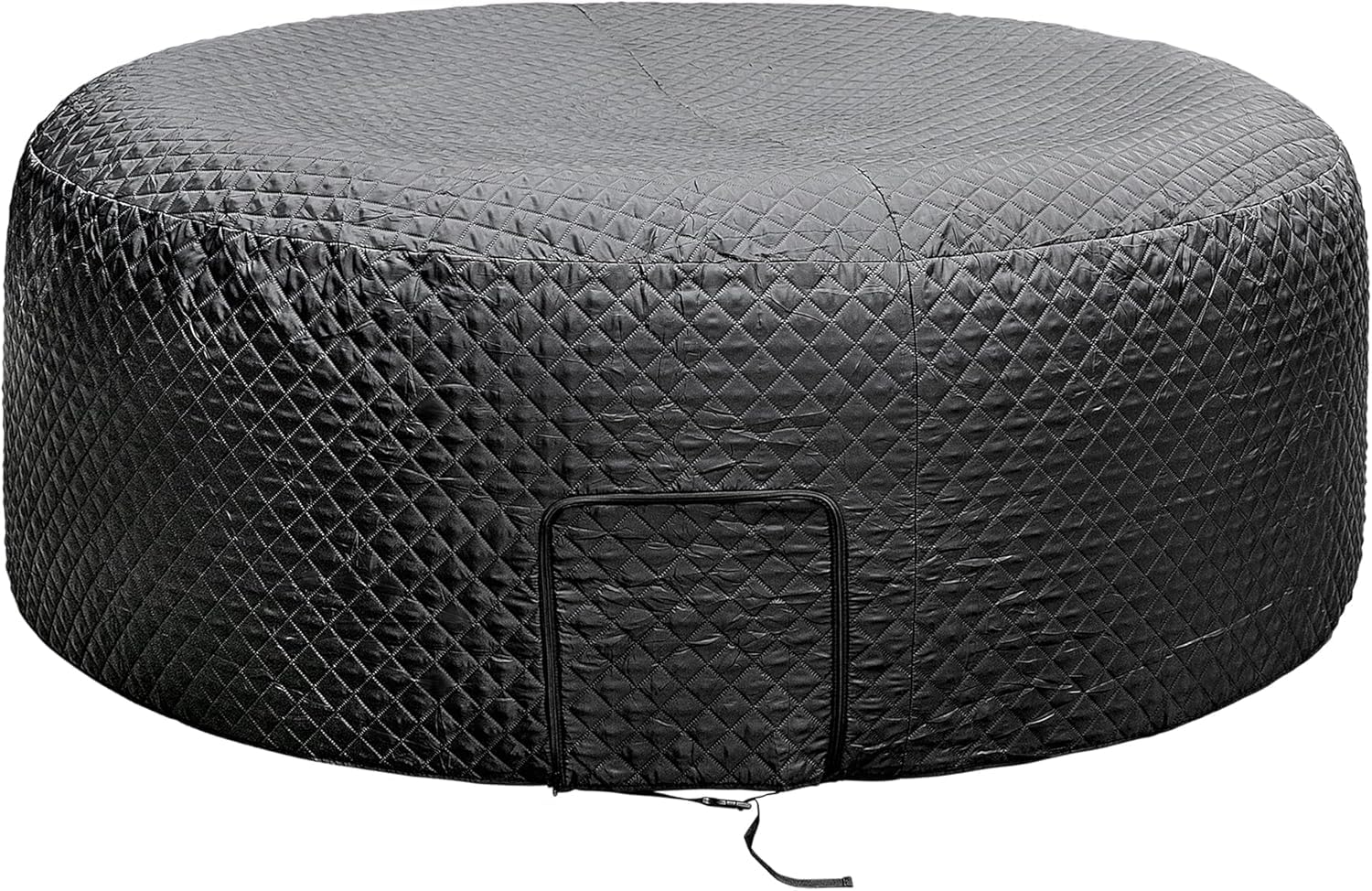 Tlswshsy front view of zippered cover protects tub and retains heat