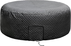 Tlswshsy front view of zippered cover protects tub and retains heat