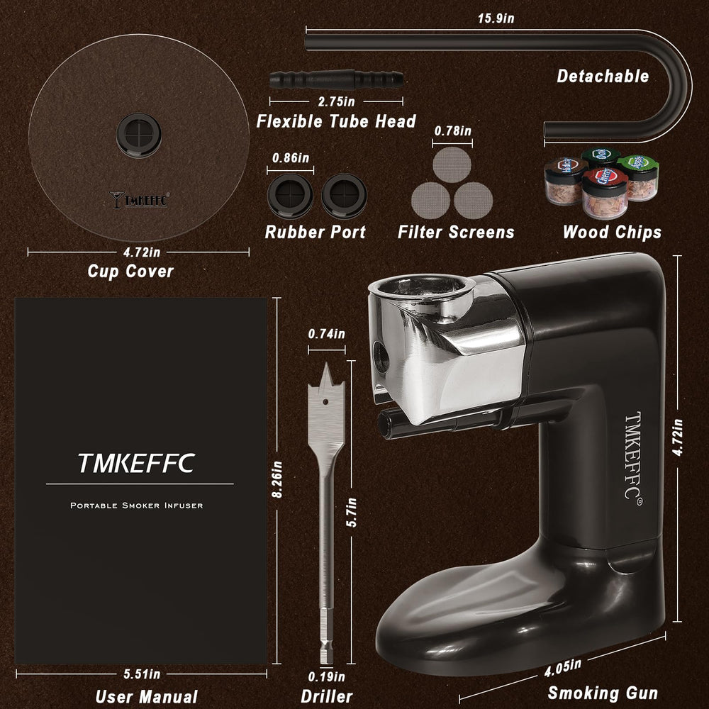 TMKEFFC handheld size next to a hand showing portable scale and convenience benefit