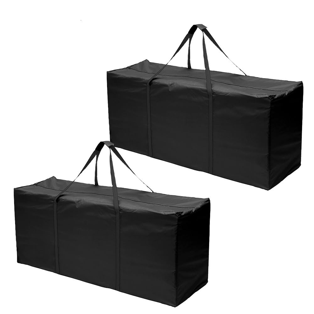 TMWEFUSC front view of two large storage bags showing size and capacity