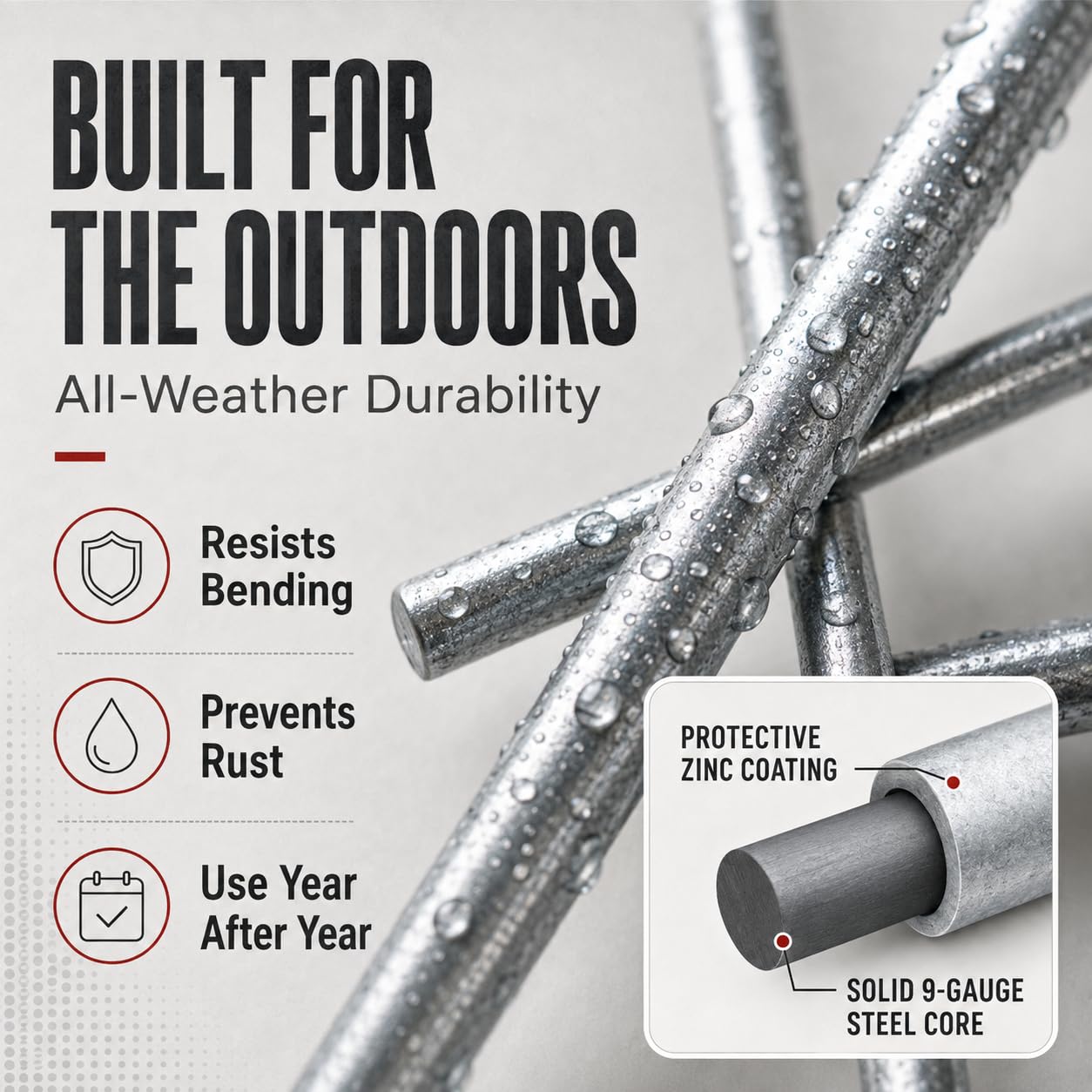 TN Supplies step-on mid-bar demonstration for easy no-tool installation