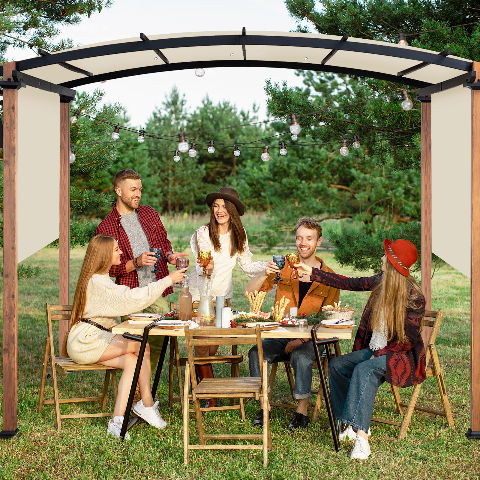 Tngan folded packed canopy ready to ship showing compact storage and convenience