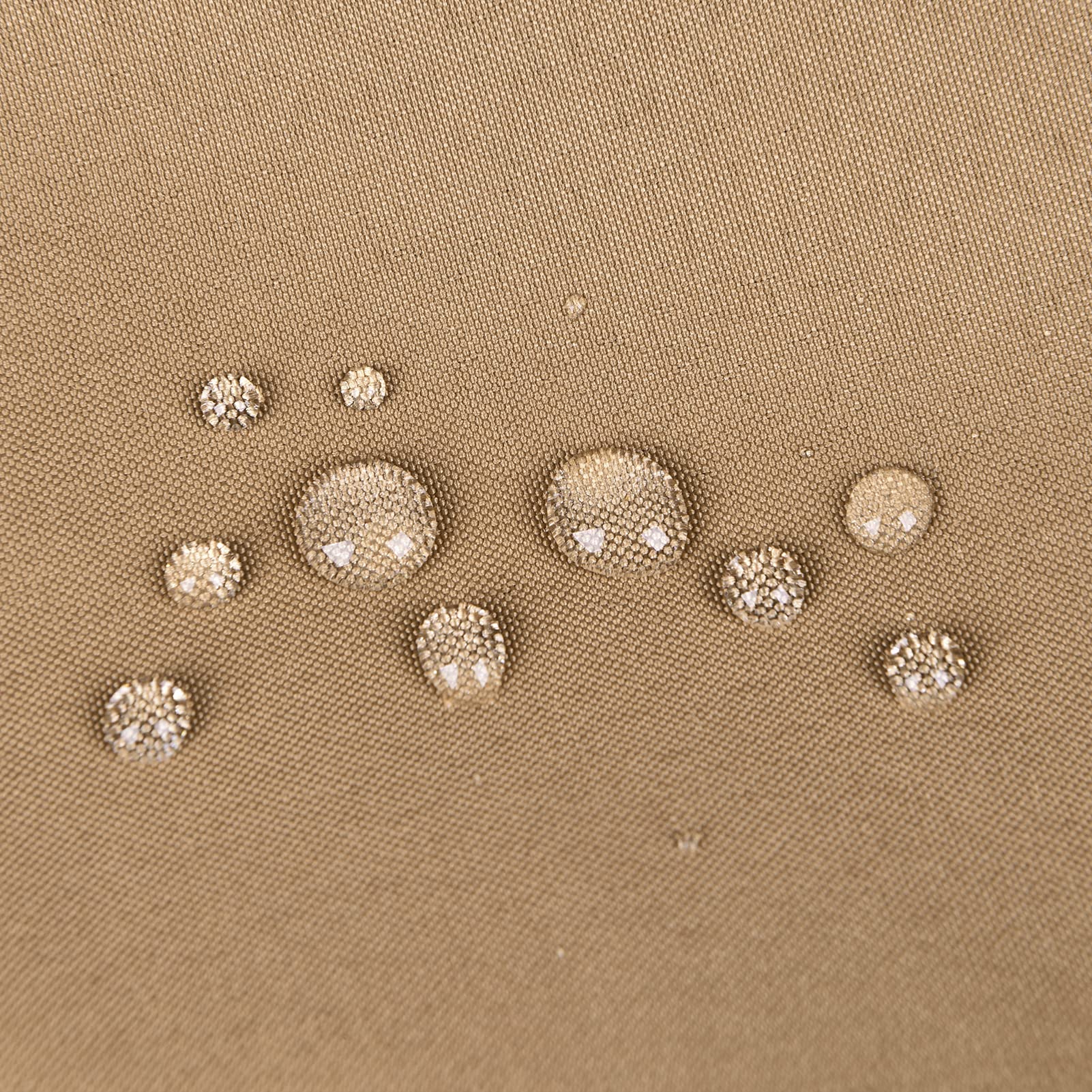 Tngan fabric texture closeup showing water-repellent polyester and UV resistance