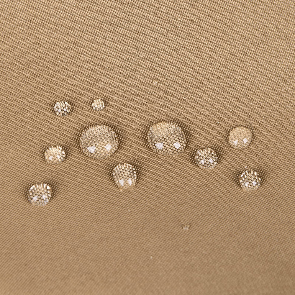 Tngan fabric texture closeup showing water-repellent polyester and UV resistance