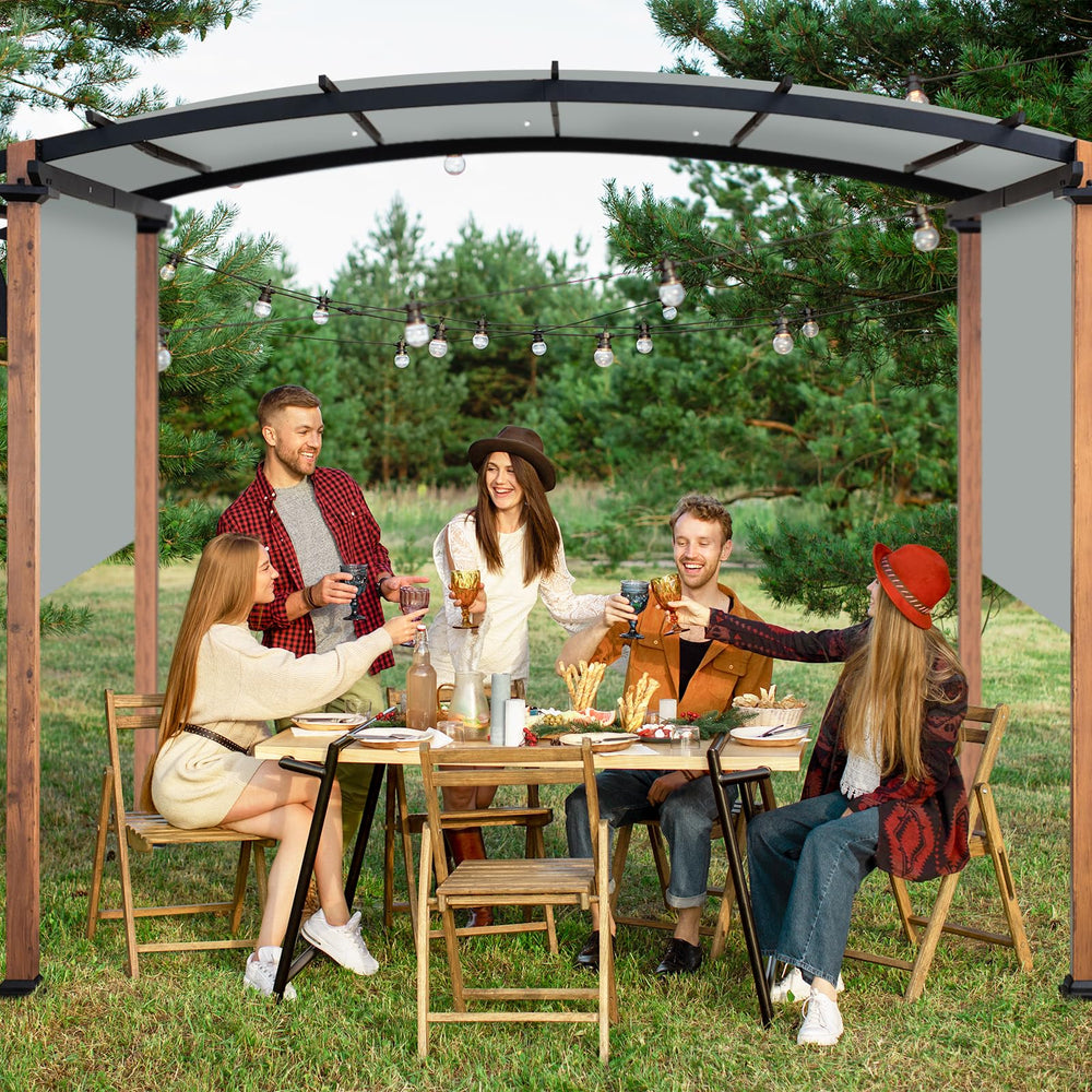 Tngan patio lifestyle setting showing refreshed outdoor area and comfortable shade