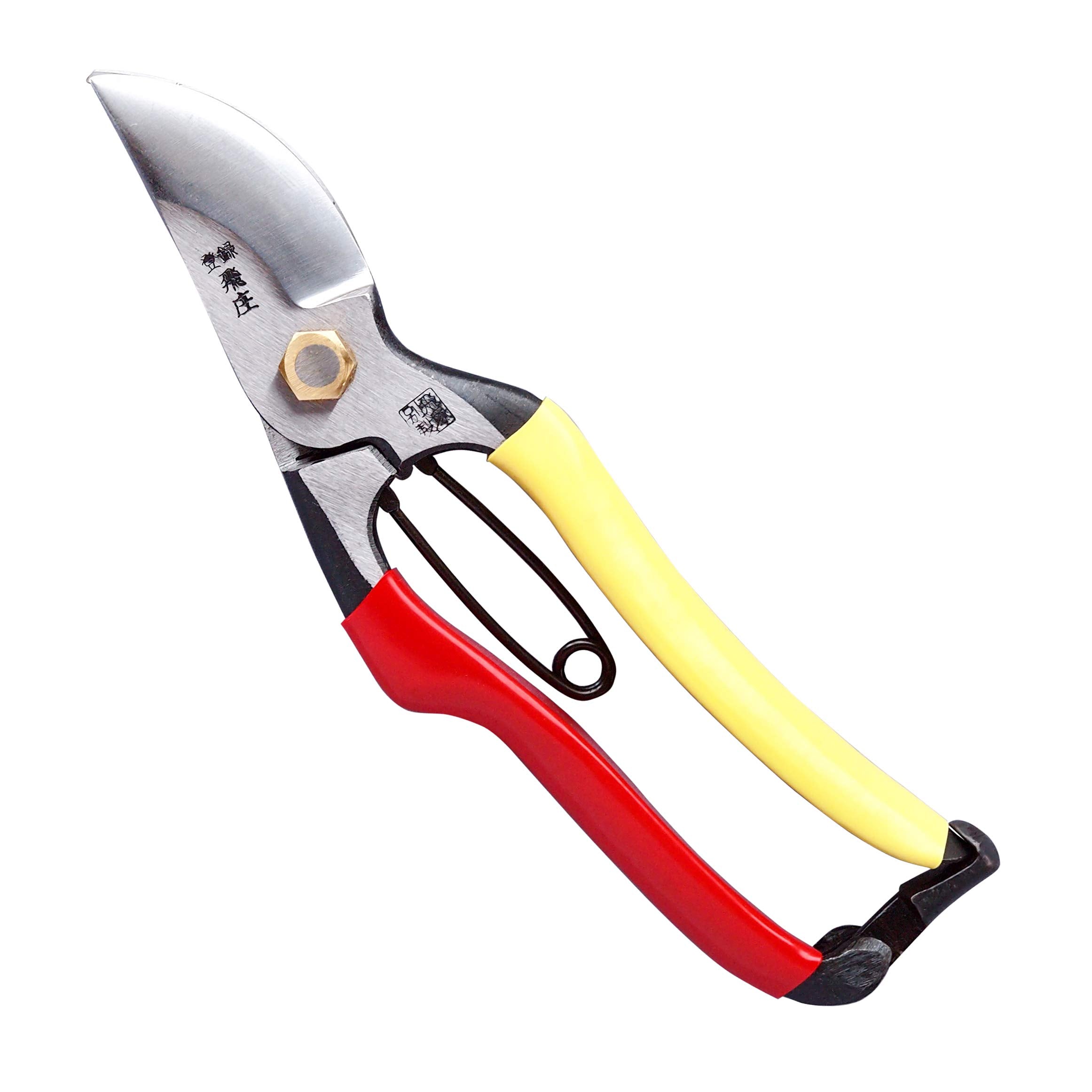 飛塚製鋏所 SR-1 front view showing full 200mm shears and balanced handles for precision