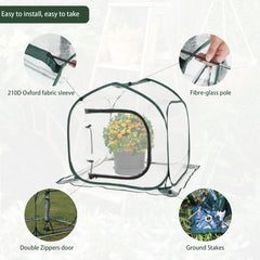 ToBoom close-up of transparent PVC preserving warmth and visibility