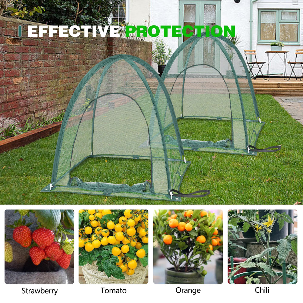 ToBoom placed over garden bed demonstrating sun protection and ventilation