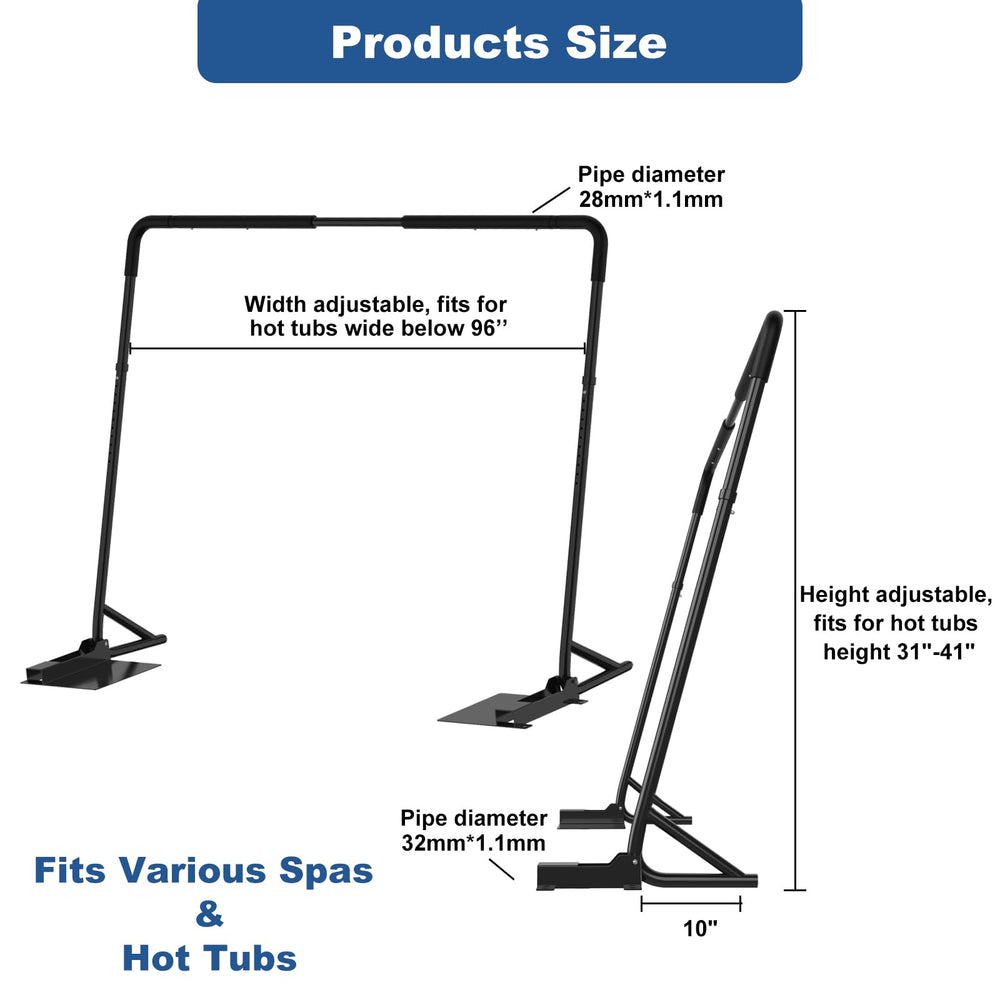 TOCRETOARE base plate slid under shell demonstrating no-drill installation benefit