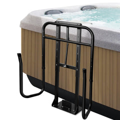 TOCRETOARE front-mounted lifter showing full frame and sleek powder-coated finish for durability