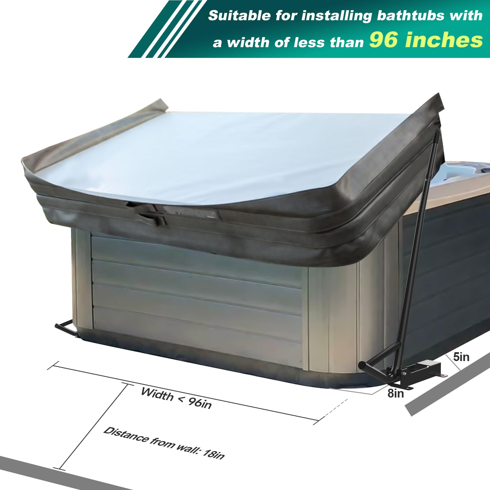 TOCRETOARE reinforced bracket closeup highlighting durable steel and corrosion resistance