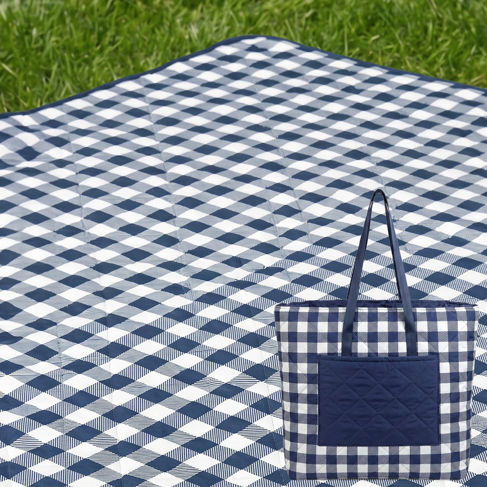 TOFANCO front view showing full 80x80 blanket and waterproof edge benefit