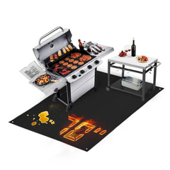 TOHONFOO front view of full 70x48 inch mat showing full coverage benefit