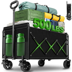 TOKXTIK front view showing sturdy frame and cargo capacity benefit