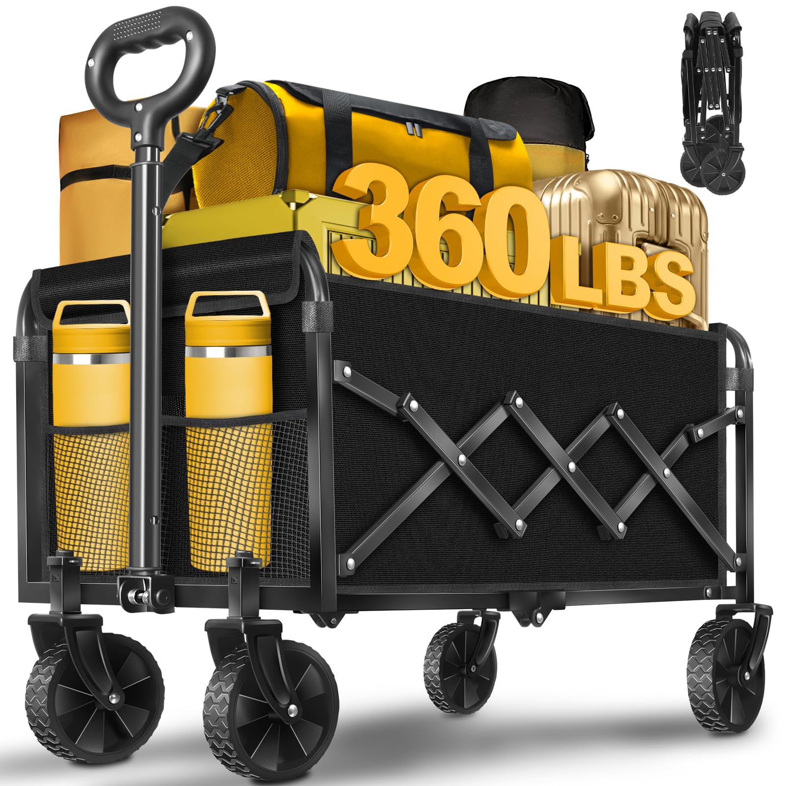 TOKXTIK wagon front view showing full cargo space and sturdy build advantage