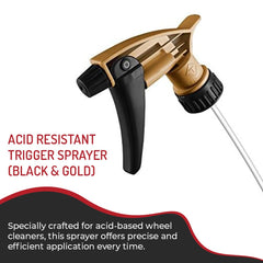 Tolco 320 close-up of nozzle showing wide fan pattern for faster coverage