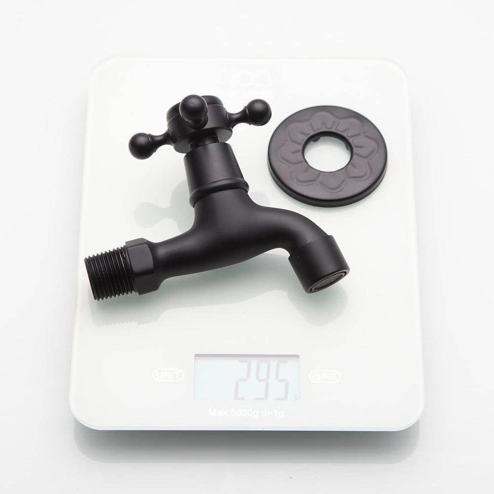 TOLIWEL faucet held in hand showing compact scale and build quality