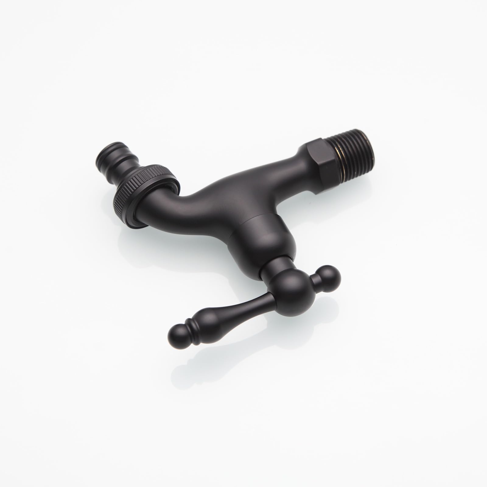 TOLIWEL faucet next to ruler showing 85mm spout reach and scale