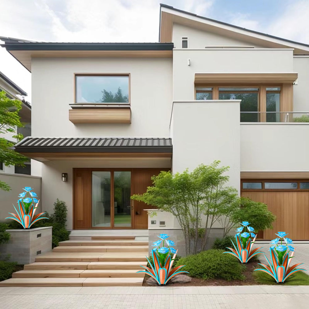 TOMBABY garden lifestyle scene showing colorful focal point benefit