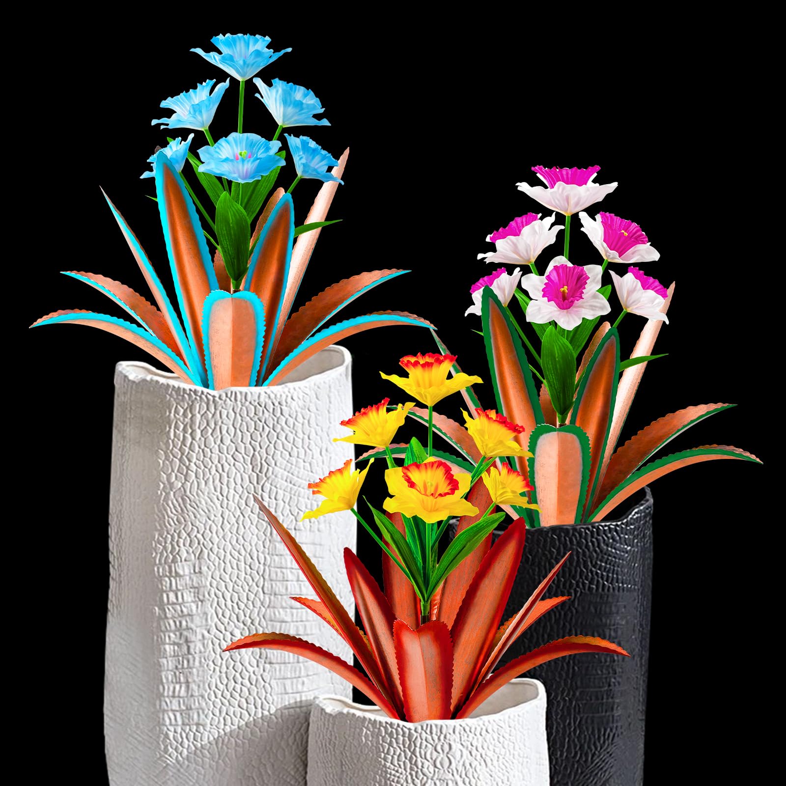 TOMBABY agave placed in a garden setting to add color and architectural interest