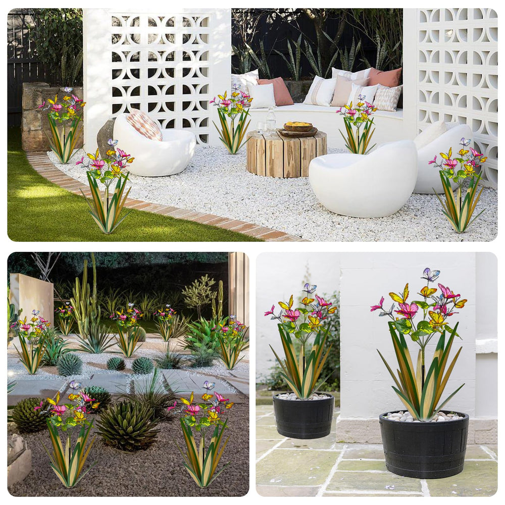 TOMBABY installed in garden bed giving a wind-resistant focal point
