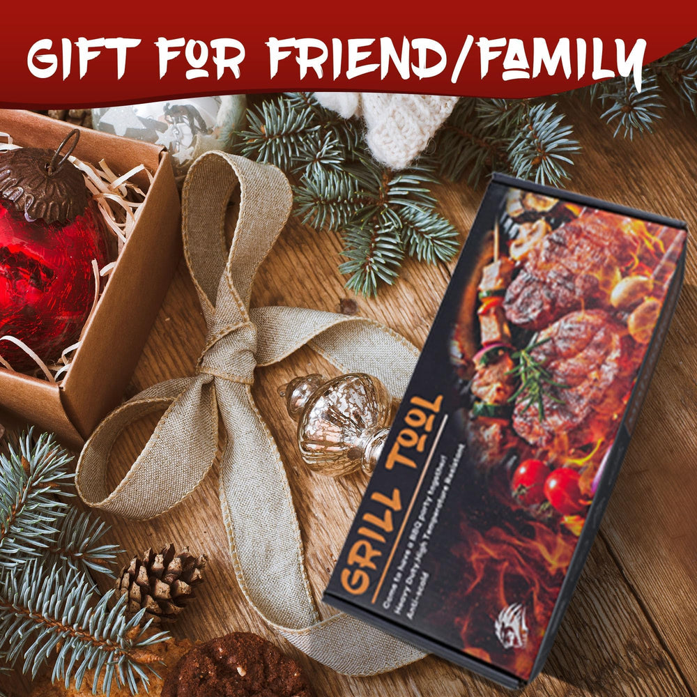 TOMBRO gift box arranged as a Father's Day present for barbecue lovers