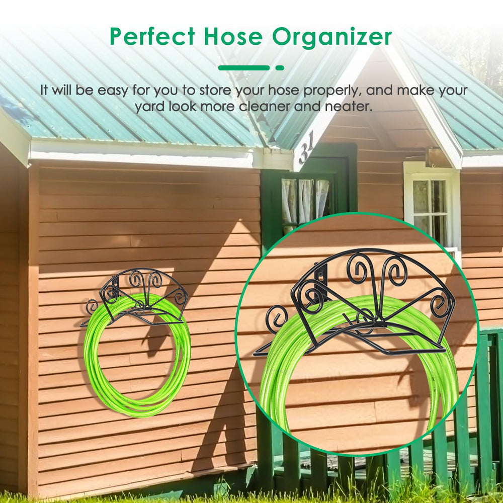 TomCare mounted on shed lifestyle scene adding charm and clearing clutter