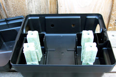 Tomcat mounted horizontally in garage illustrating discreet perimeter protection