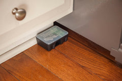 Tomcat opened station revealing bait block for simple visual verification