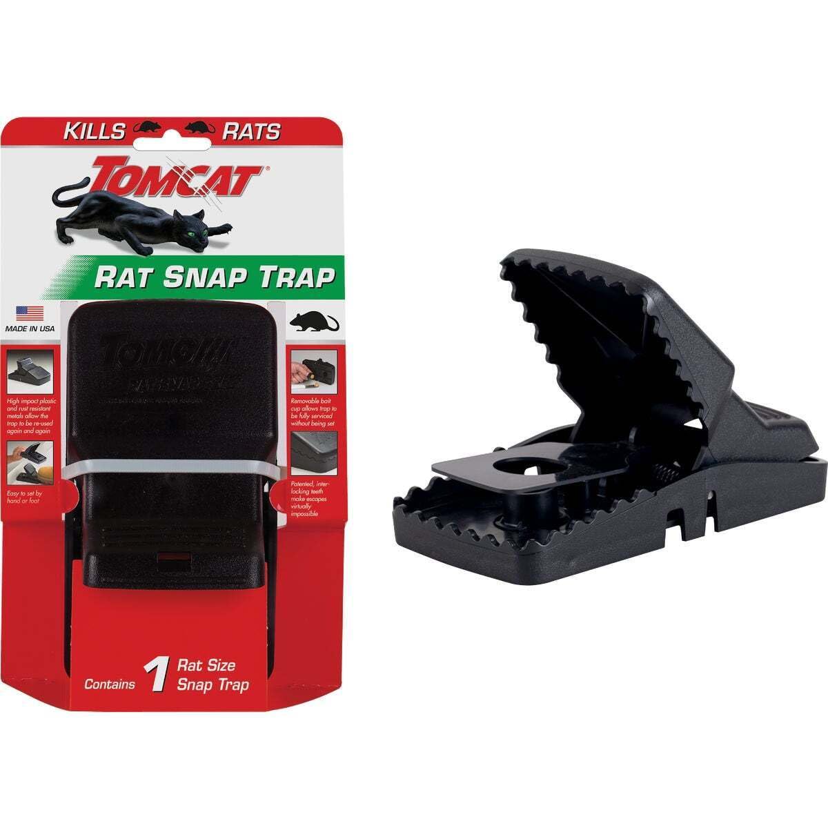Tomcat side profile highlighting durable construction and safe placement