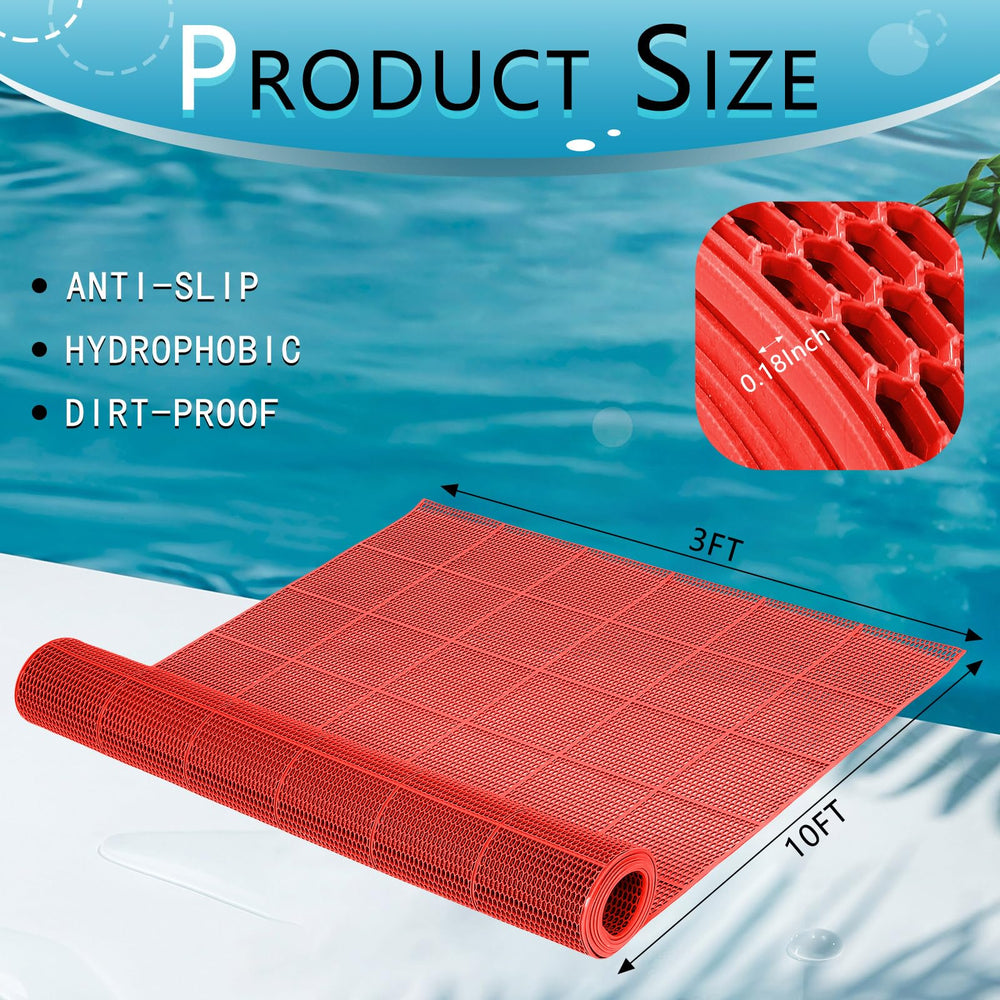 Tondiamo close-up honeycomb hexagonal pattern highlighting fast drainage benefit