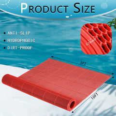 Tondiamo close-up honeycomb hexagonal pattern highlighting fast drainage benefit