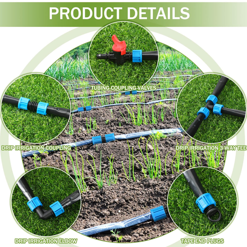 Tondiamo installed in vegetable bed demonstrating efficient root watering