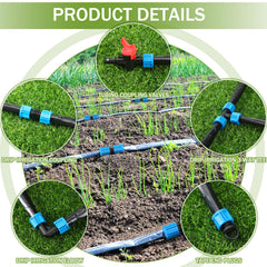 Tondiamo installed in vegetable bed demonstrating efficient root watering