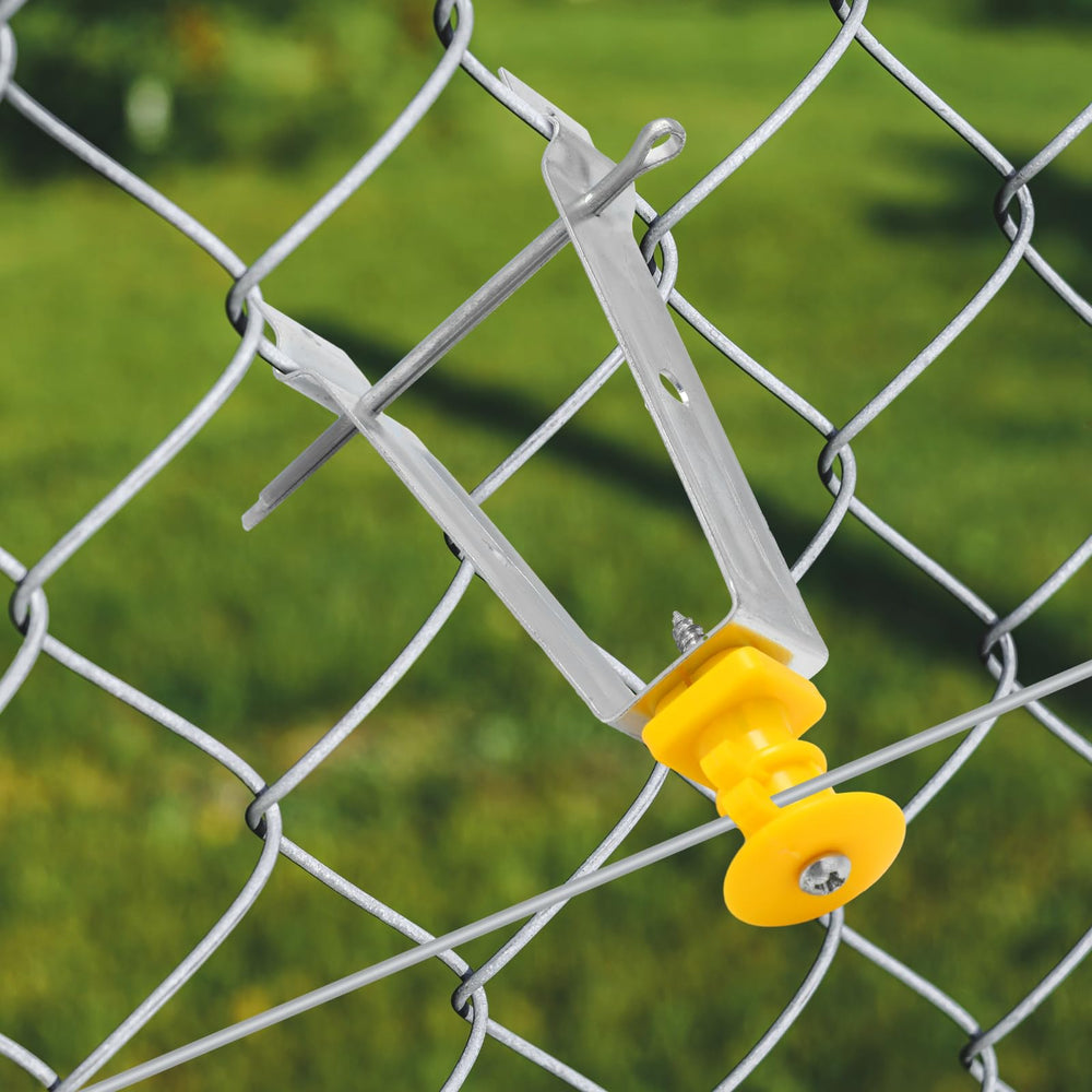 Tondiamo insulator with live wire inserted illustrating easy secure fit