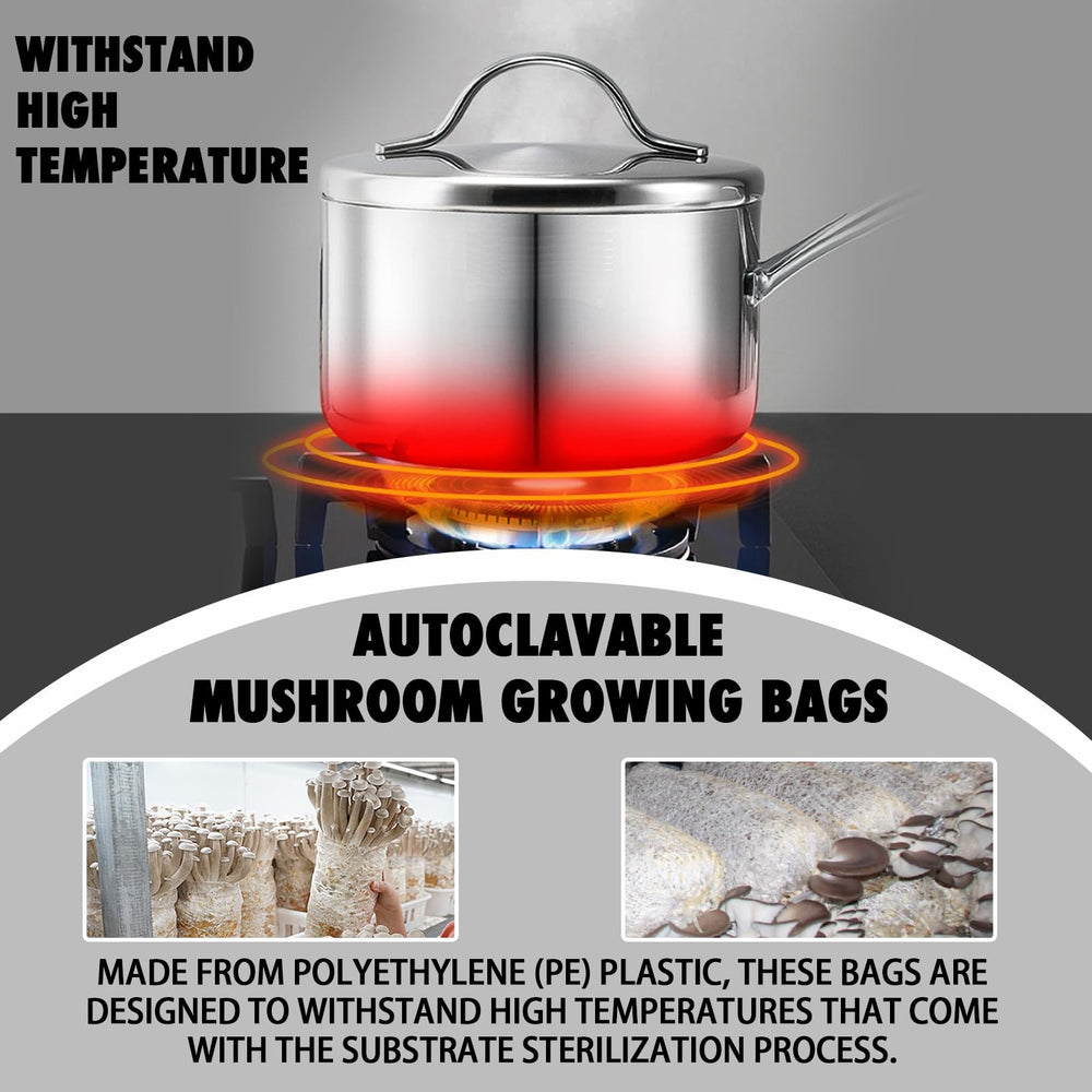 TonGass label with dimensions and autoclave-safe icon for safe sterilization