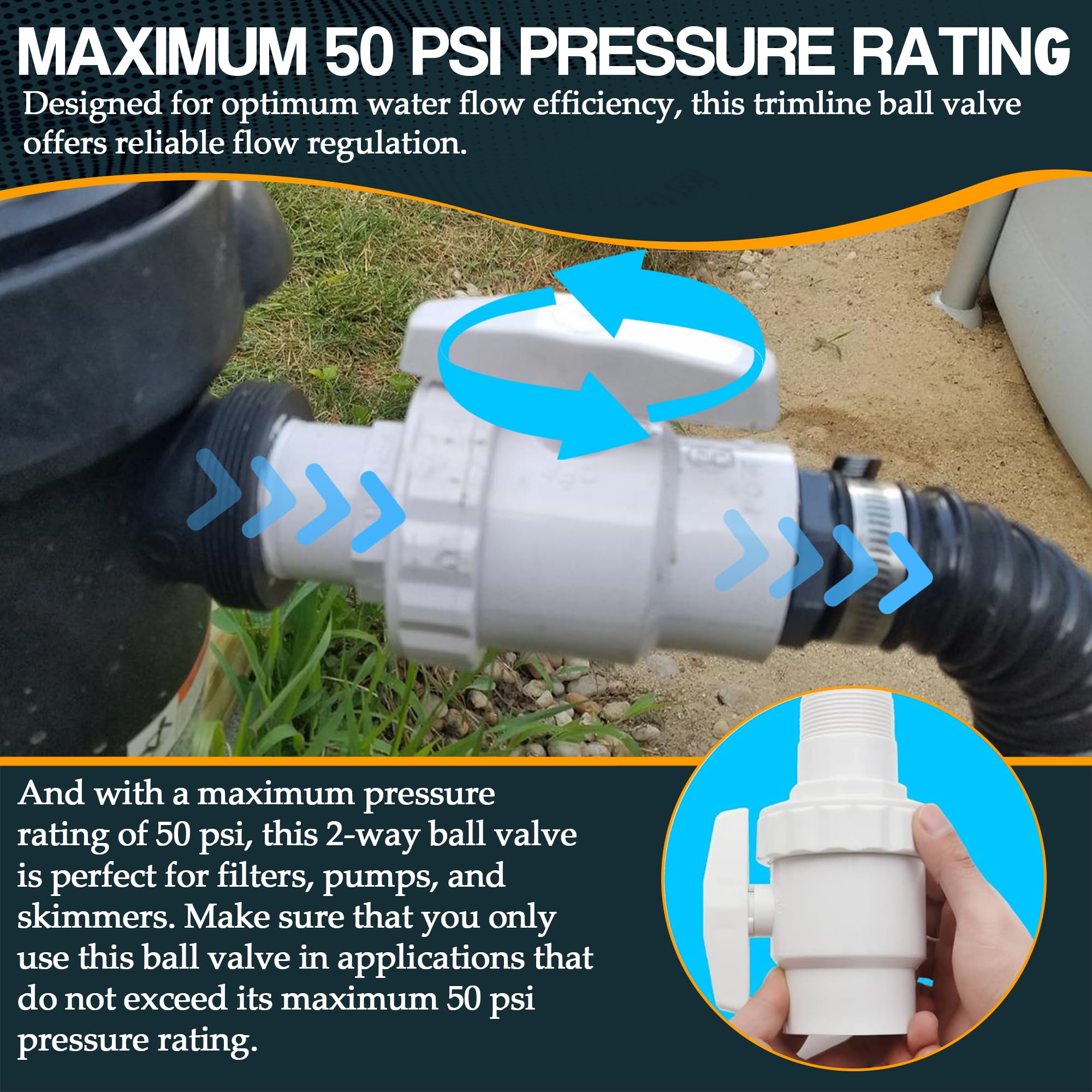 TonGass FIP receiving end showing compatibility with male hose adapters