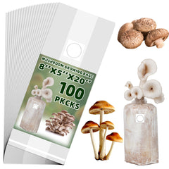 TonGass front packaging showing clear autoclavable grow bags and quantity benefit