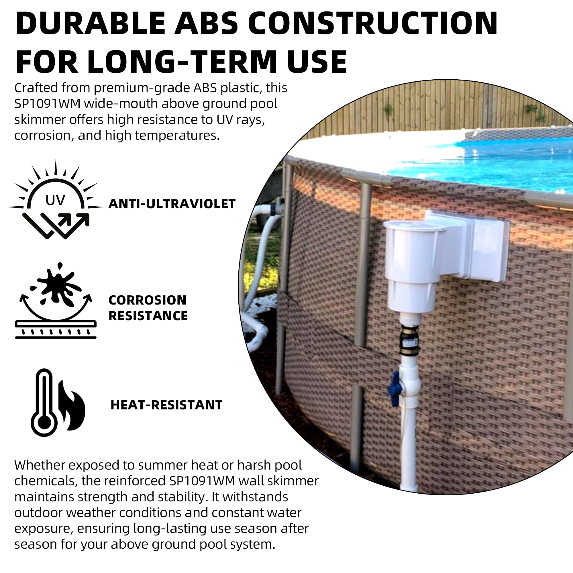 TonGass hose connectors and eyeball return for quick plumbing