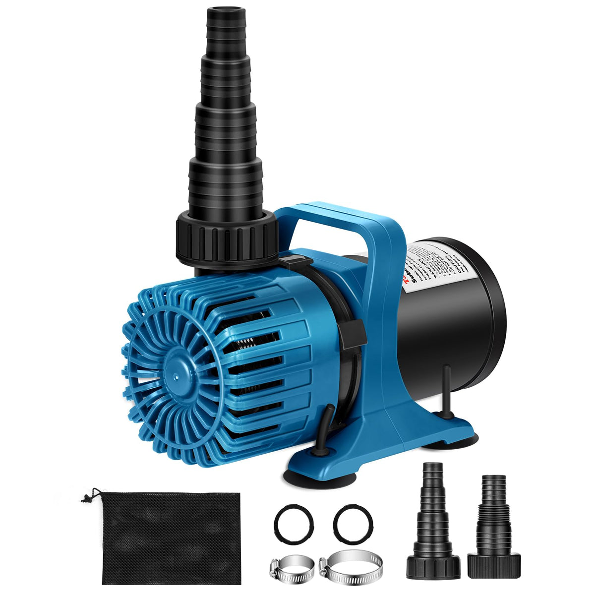 TONGCHANT pump front view showing compact housing and benefit of durable construction