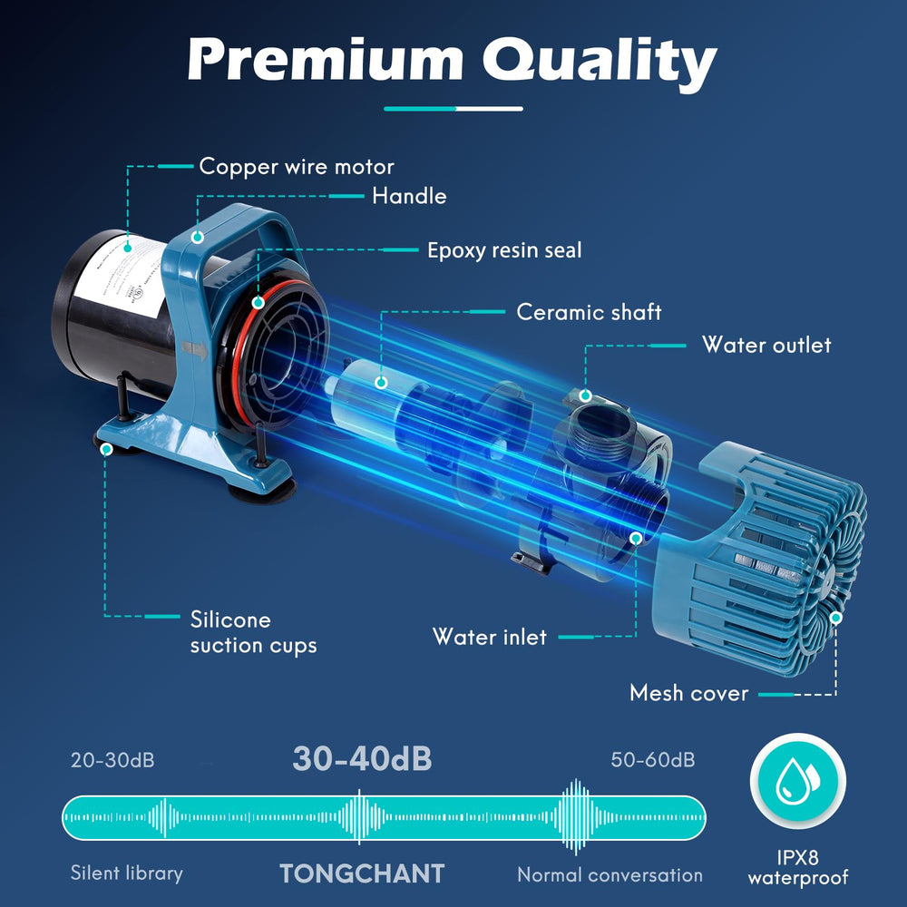 TONGCHANT outlet nozzles and connection options for versatile tubing compatibility