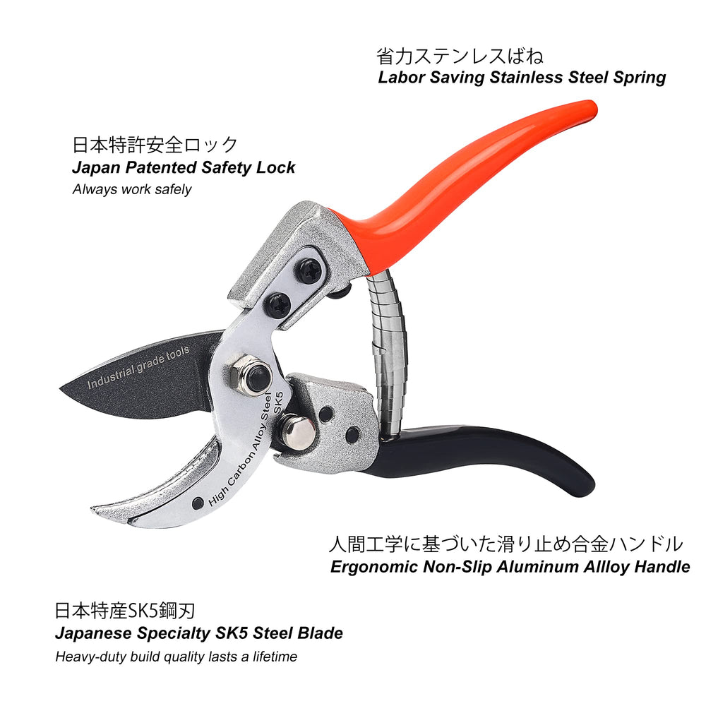TONMA JP close-up of SK5 blade edge highlighting rust-resistant finish