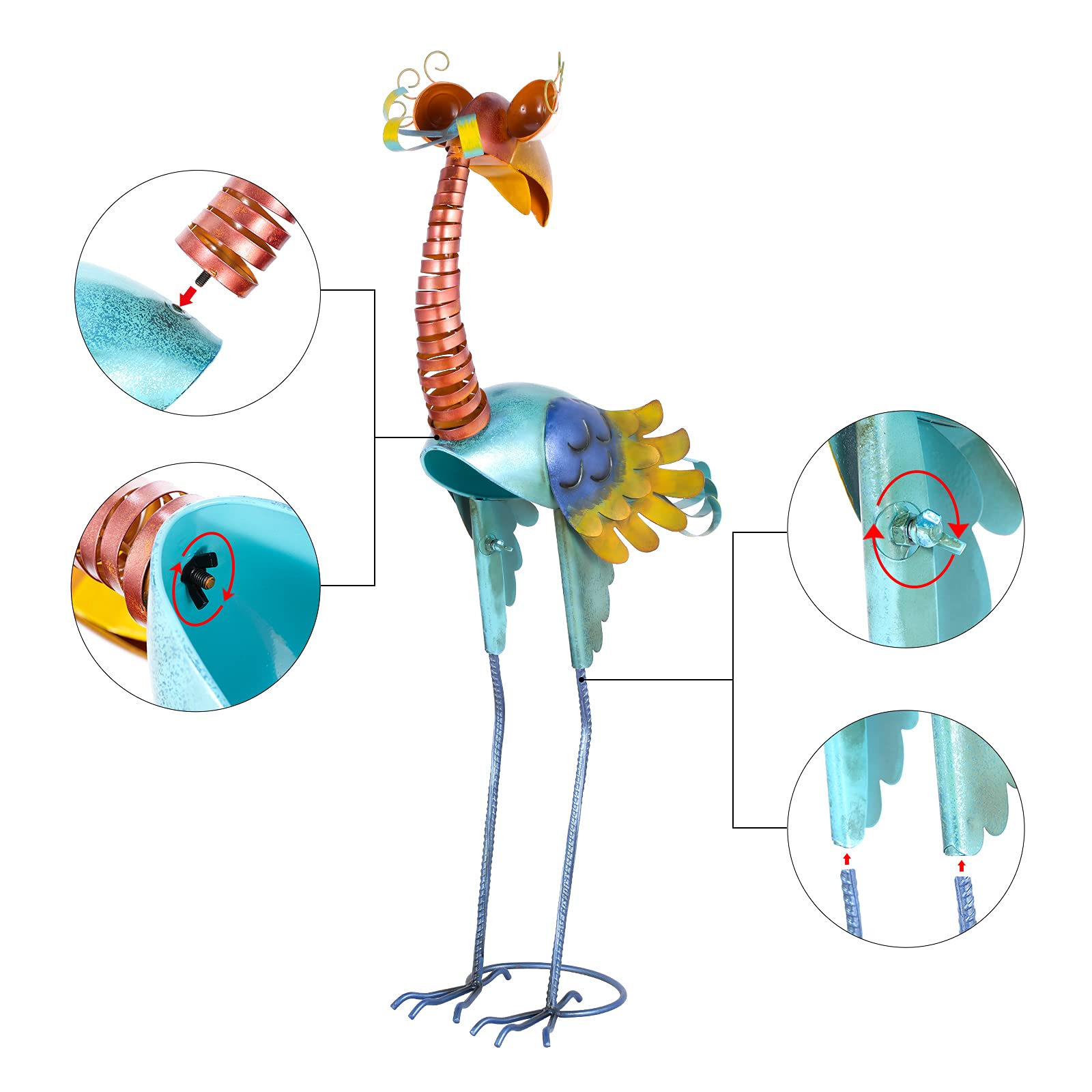 Tooarts toucan side profile displaying shape and balanced stance for stability