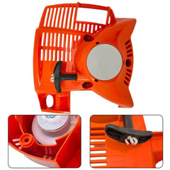 Toobop starter installed on Stihl trimmer demonstrating fast repair benefit