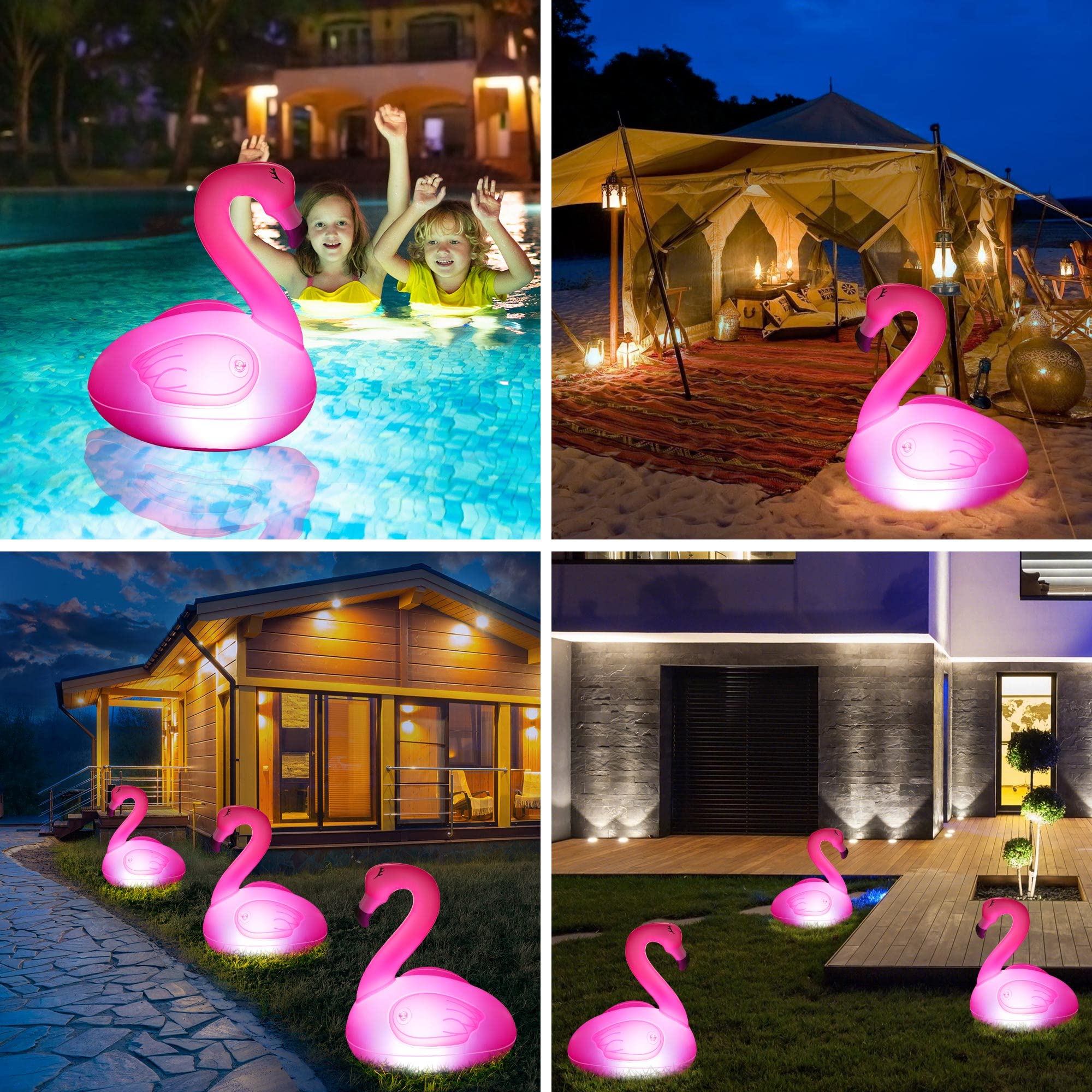 Toodour flamingo bottom weight and water-injection bag for stability