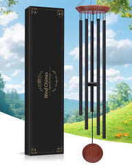 Toodour front view showing full 60 inch wind chime and visual presence
