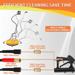Tool Daily close-up of rotating nozzles delivering powerful, even cleaning performance
